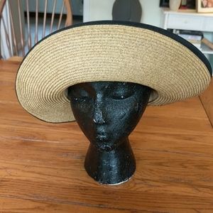 Woman's Half Brim Fashion Hat Retro Style Paper